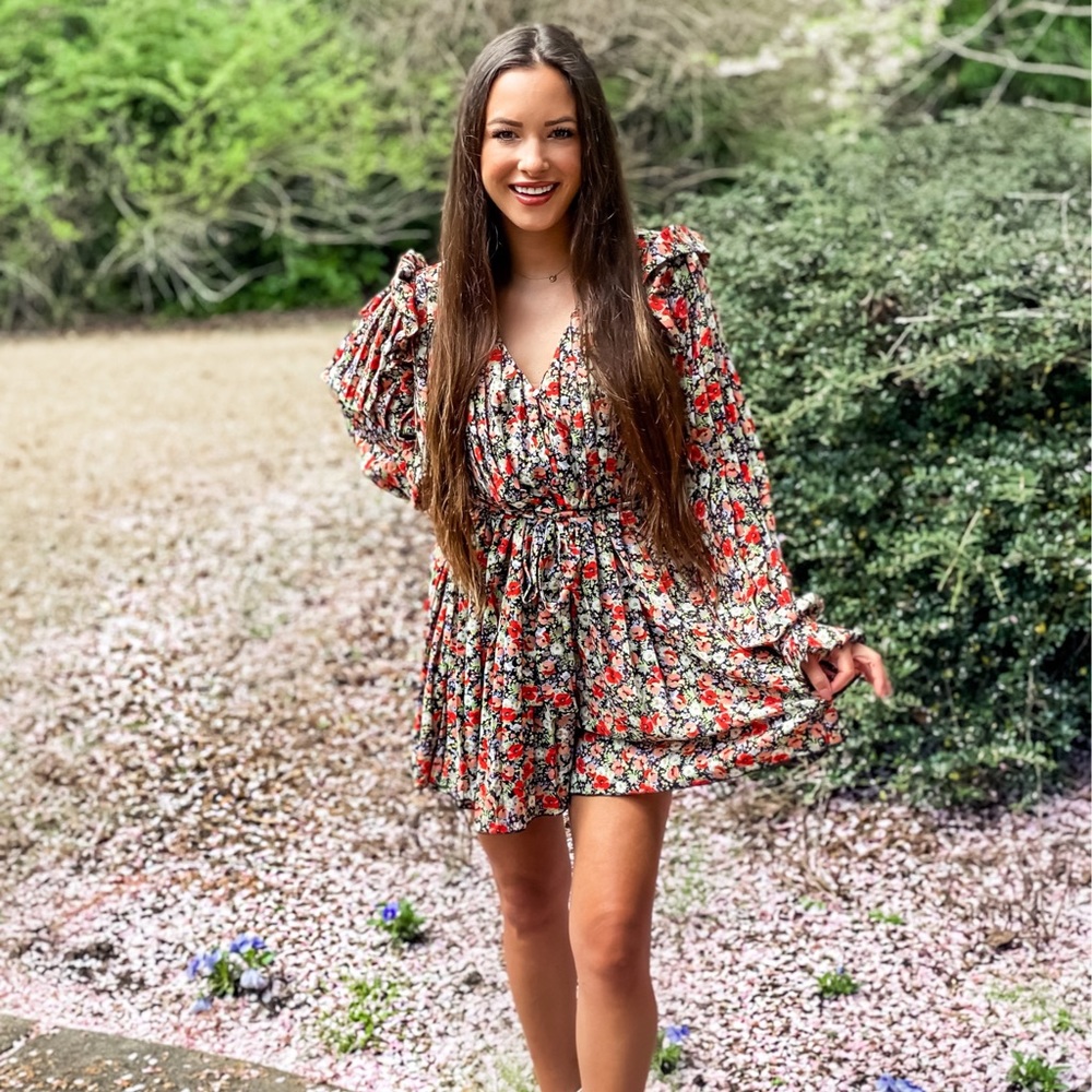 Spring Floral Romper